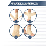 Enkelbrace met Strap – Beige One Size