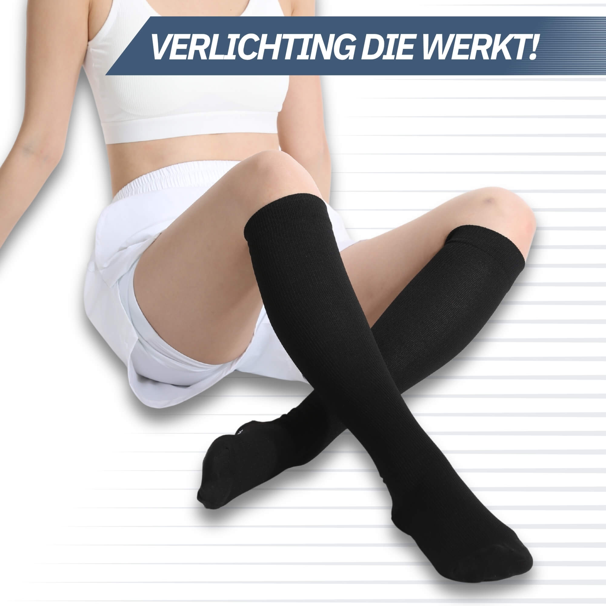 Trebin Compressiekousen - Zwart