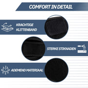 Kniebrace verstelbaar - Zwart (One Size)