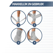 Enkelbrace met Strap – Grijs One Size