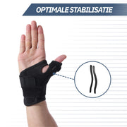 Universele Duimbrace – Zwart (One Size)