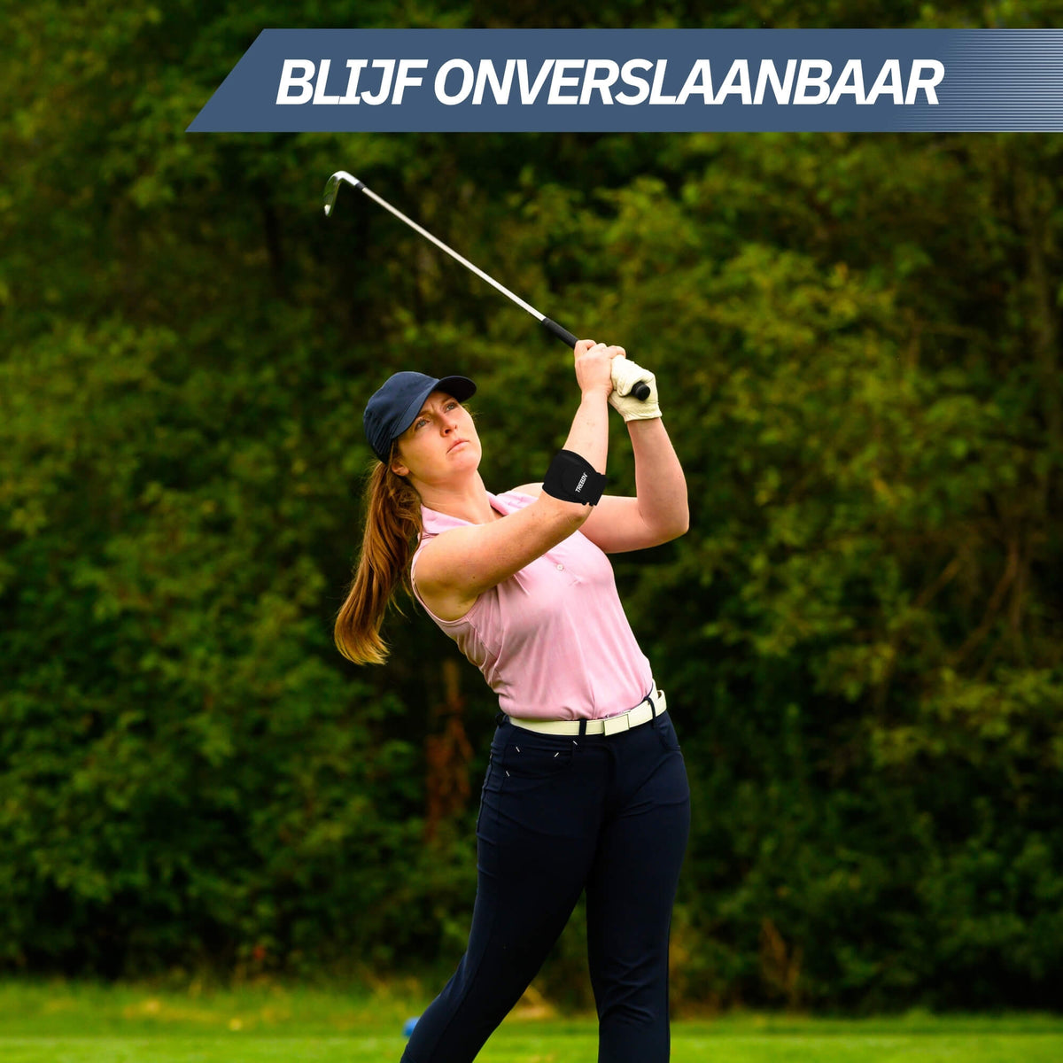 Elleboogbrace met Zachte Pelotte – Zwart One Size