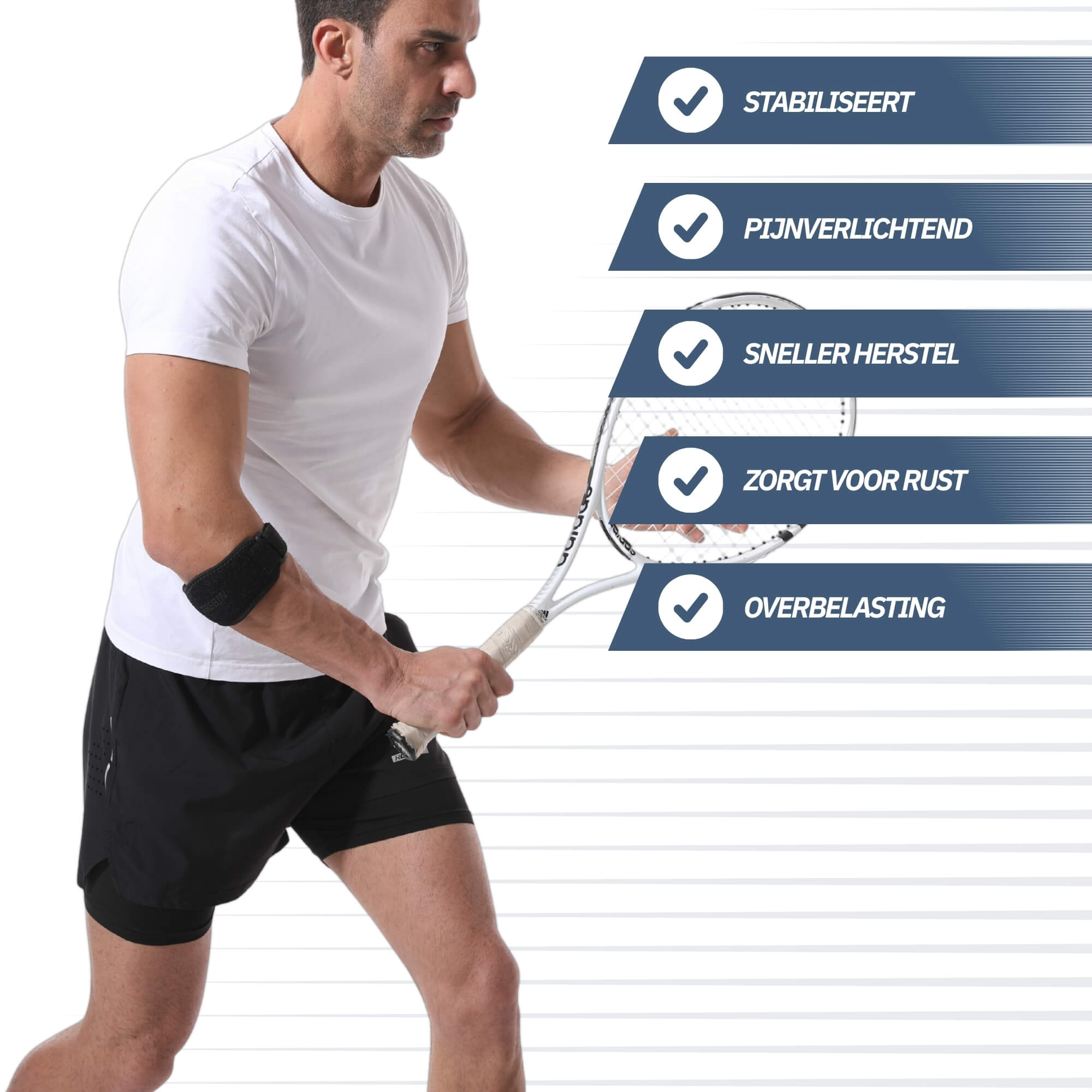 Elleboogbrace voor Tennisarm – One Size