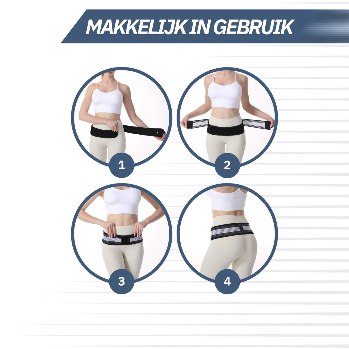 Orthogordel – Bekkenband met Dubbele Sluiting