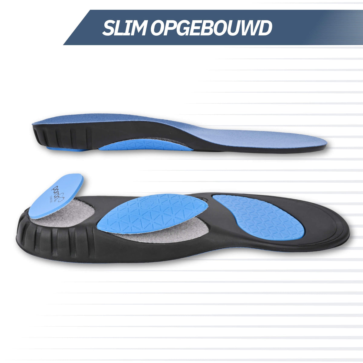 Orthopedische Inlegzolen met Verstelbare Hielhoogte – Instelbare Demping