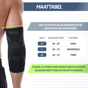 Elleboogbrace 3D Sleeve – Zwart/Grijs