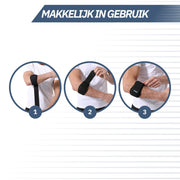 Elleboogbrace met Zachte Pelotte – Zwart One Size