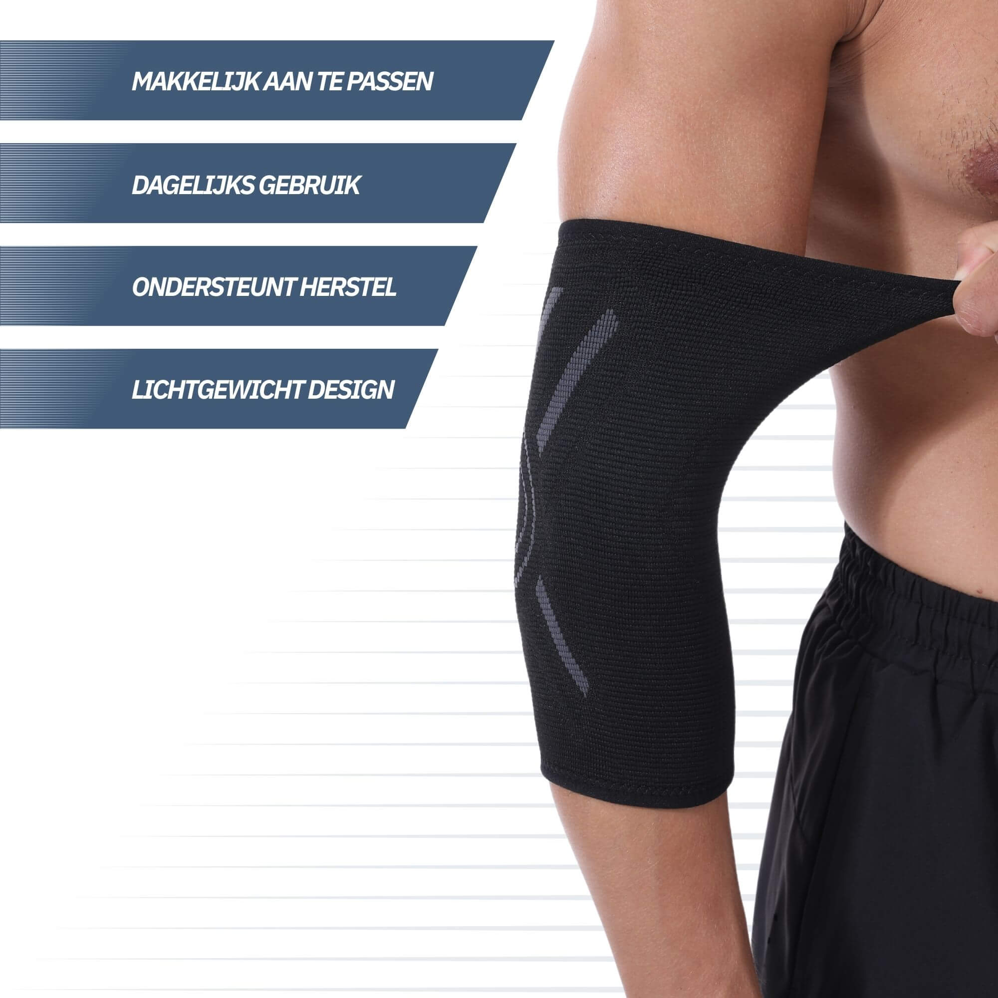 Trebin Elleboog Sleeve - Zwart/Grijs