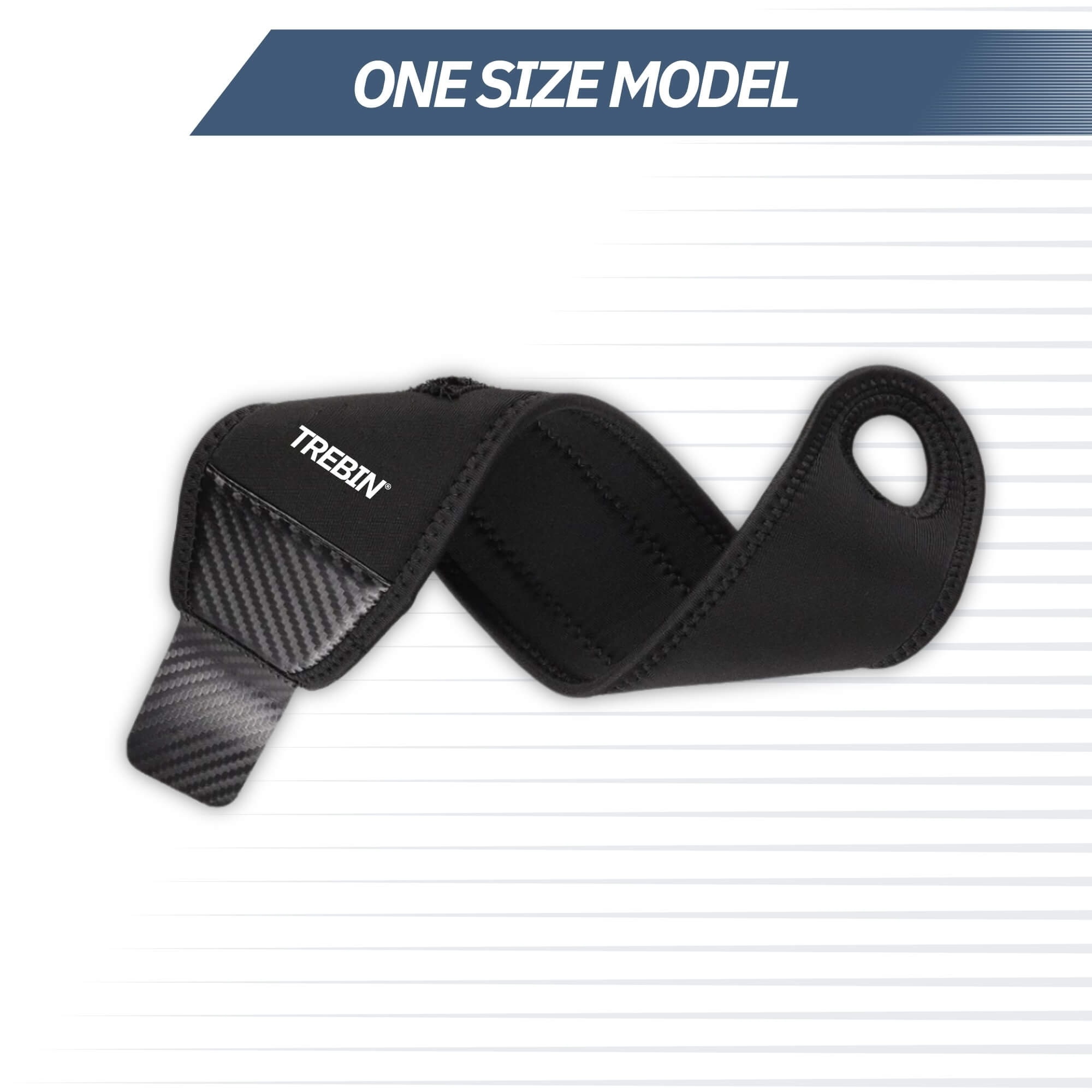 Polsbrace Robuust – Zwart (One Size)