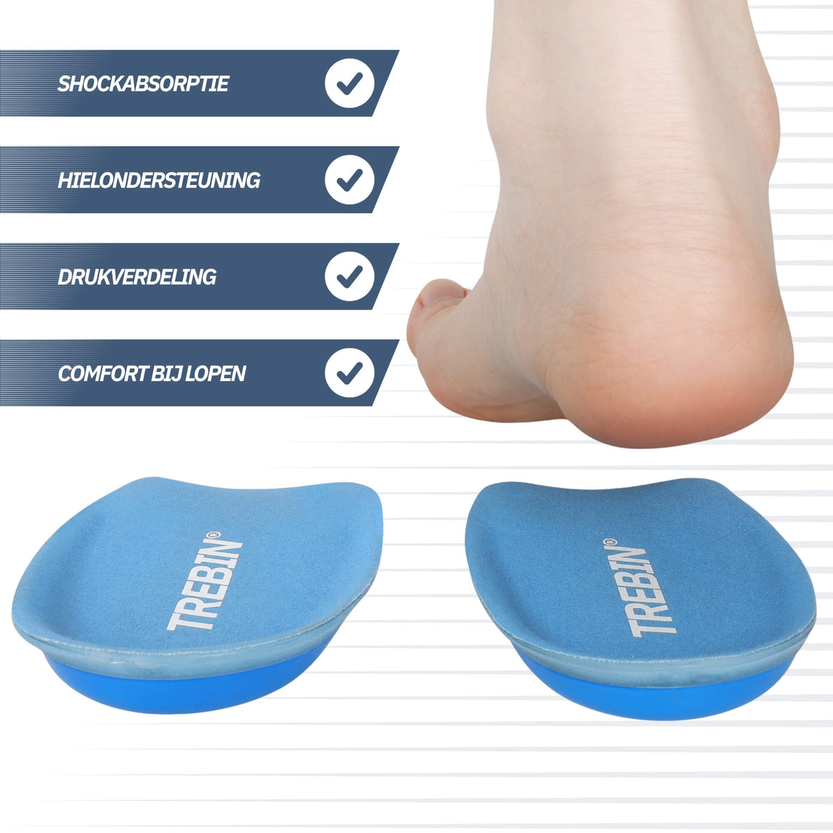 Gel Hielkussens – Schokdemping & Hielcomfort