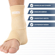 Enkelbrace met Strap – Beige One Size