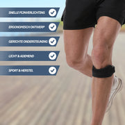 Patellabrace – Zwart (One Size)