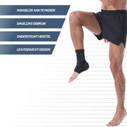 Enkelbrace 3D Ankle Sleeve – Zwart/Grijs