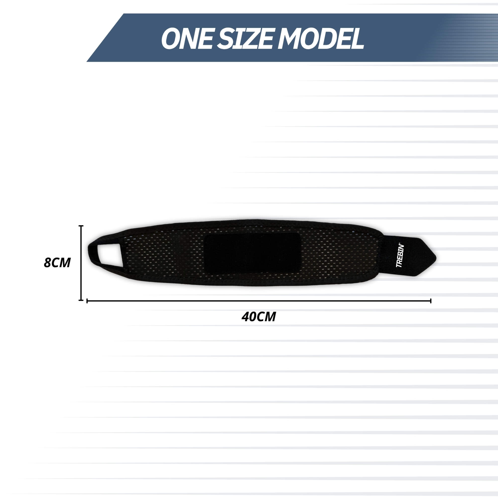 Lichtgewicht Polsbrace – Zwart (One Size)