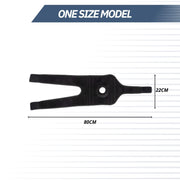 Kniebrace verstelbaar - Zwart (One Size)