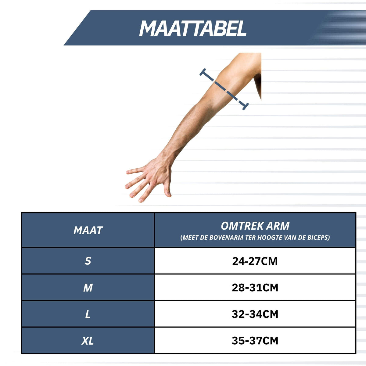 Elleboogbrace 3D Sleeve – Zwart/Grijs
