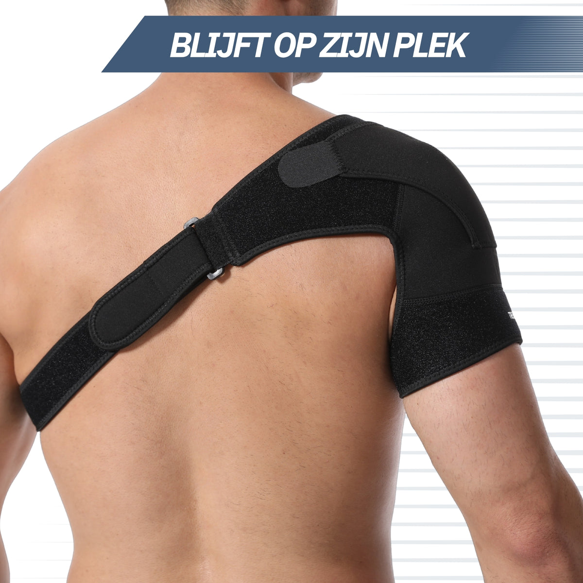 SCHOUDERBRACE - ZWART (ONE SIZE)