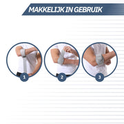 Elleboogbrace met Zachte Pelotte – Grijs One Size