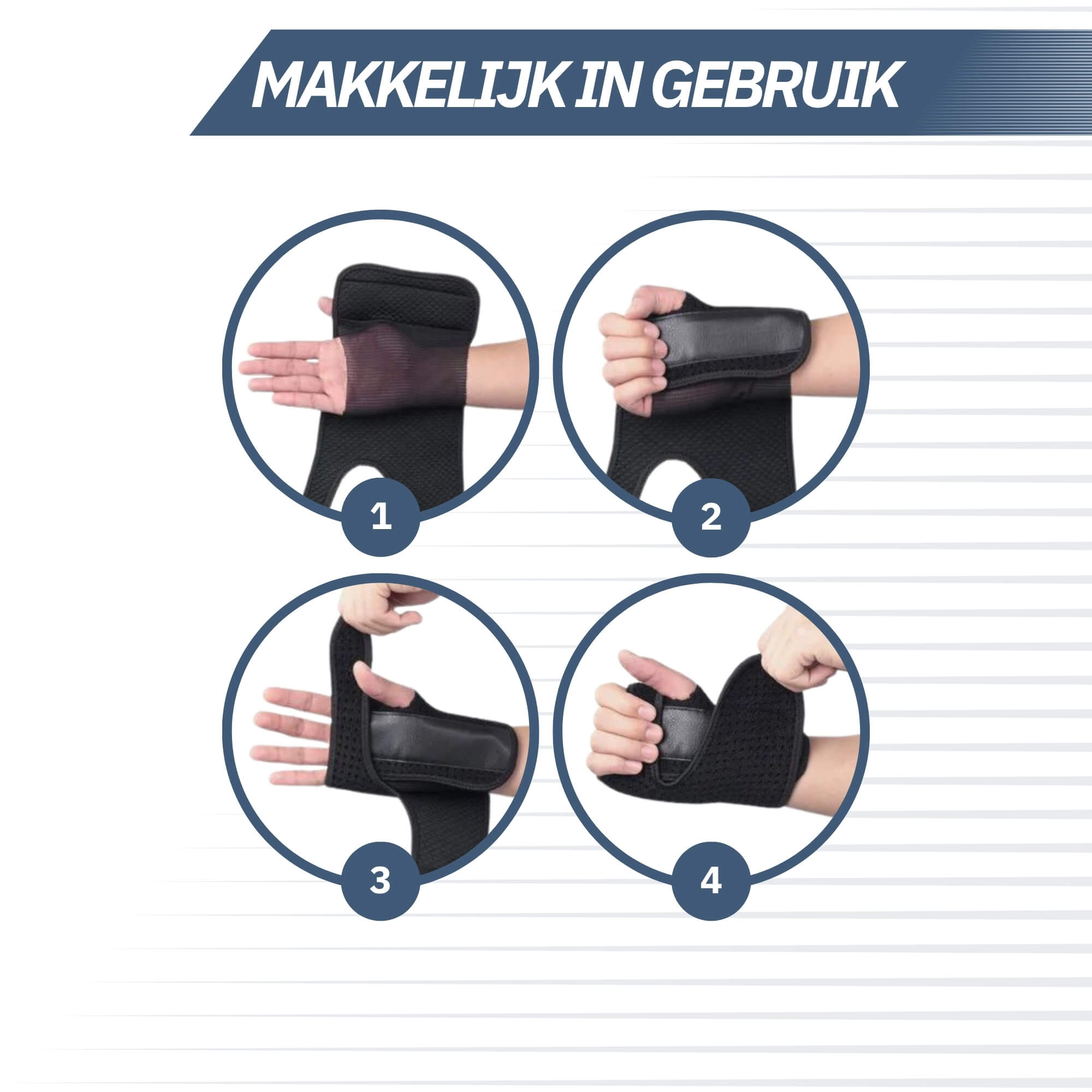 Trebin Pols Brace - Zwart