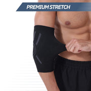 Elleboogbrace 3D Sleeve – Zwart/Grijs