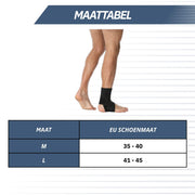 Enkelbrace met Fiber Versteviging – Zwart