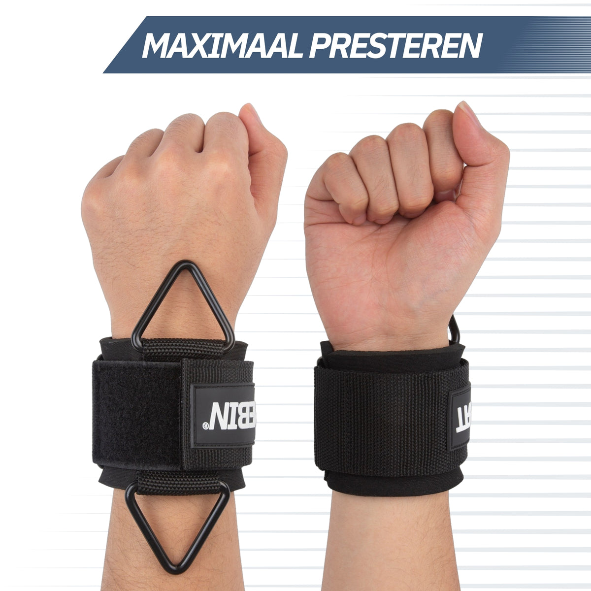 Polsbanden voor Fitness – Set van 2 (Zwart)