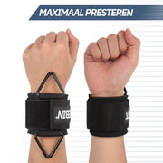 Polsbanden voor Fitness – Set van 2 (Zwart)