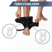 Enkelbrace met Fiber Versteviging – Zwart