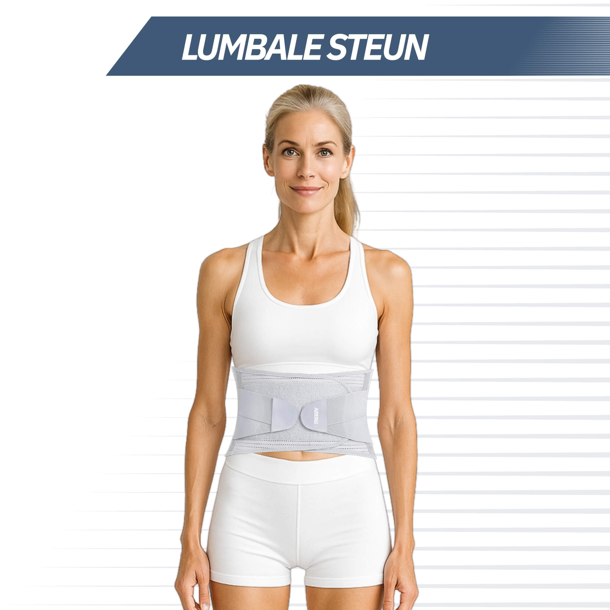 Trebin Rug Brace - Grijs