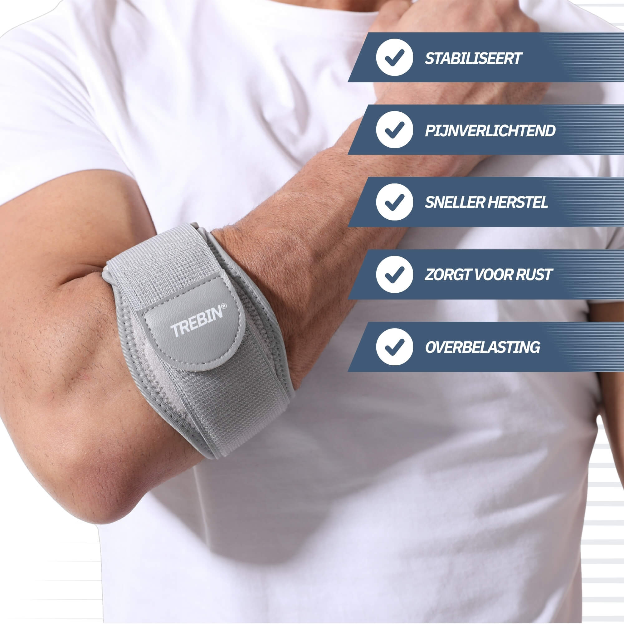 Elleboogbrace voor Tennisarm – One Size
