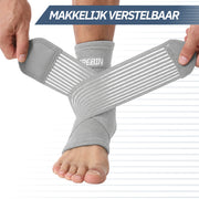 Enkelbrace met Strap – Grijs One Size