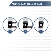 Kniebrace verstelbaar - Zwart (One Size)