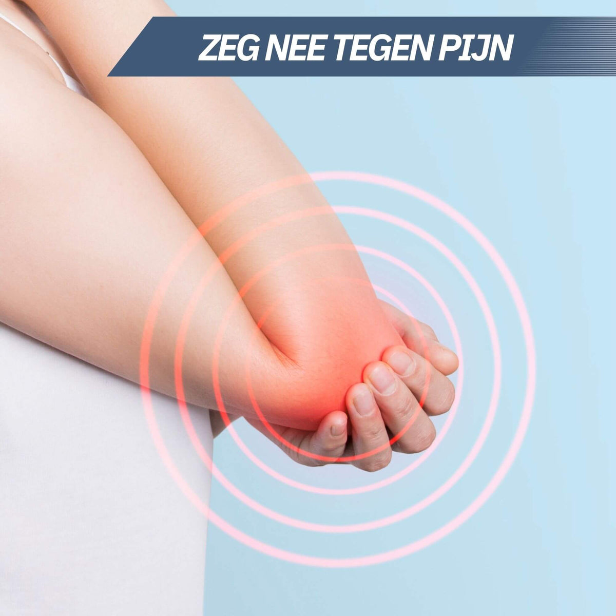 Elleboogbrace 3D Sleeve – Zwart/Grijs