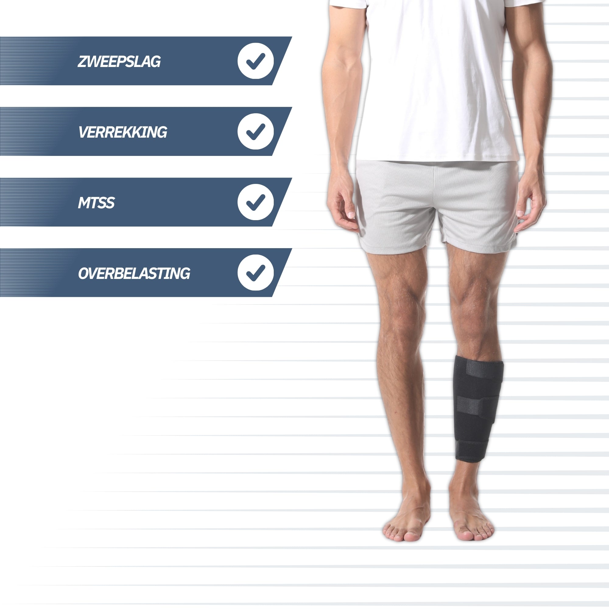 Trebin Kuitbrace – Zwart, One Size