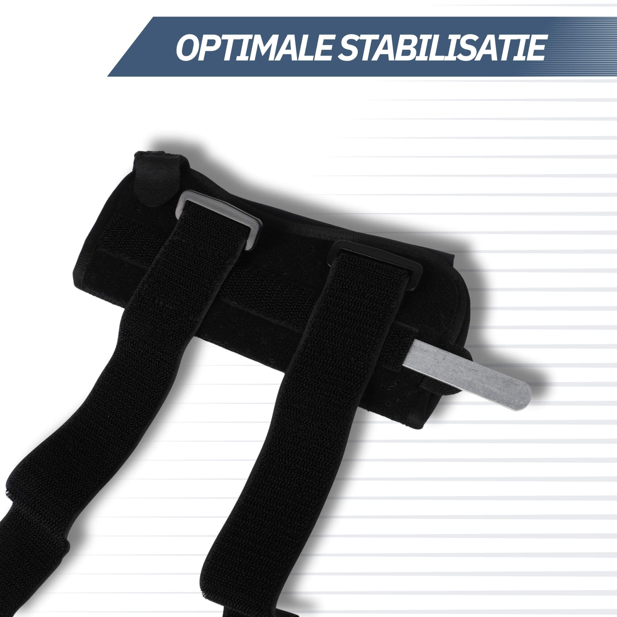 Polsbrace Extra Stevig – Zwart