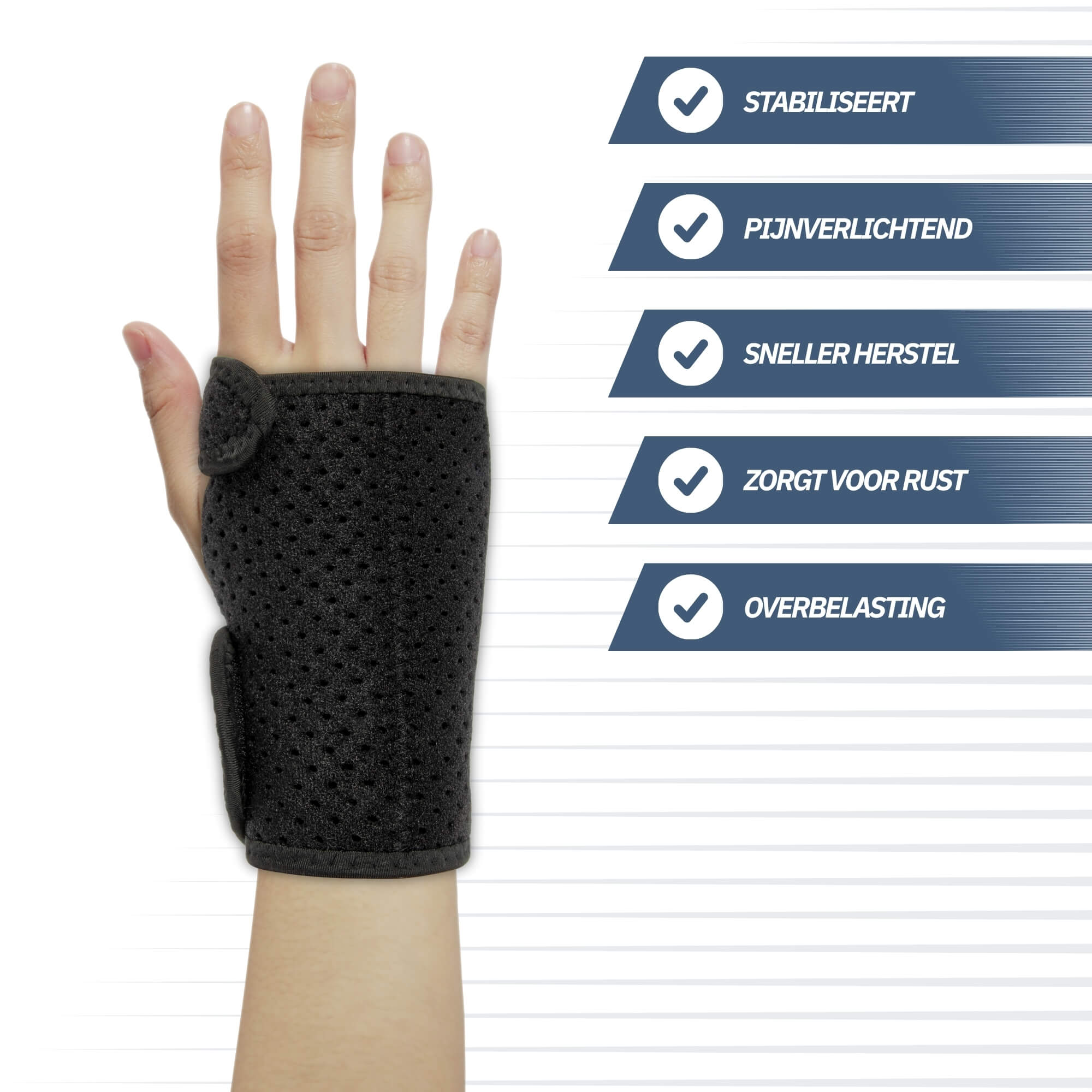 Trebin Pols Brace - Zwart