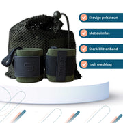 Wrist Wraps – Groen/Zwart (One Size)