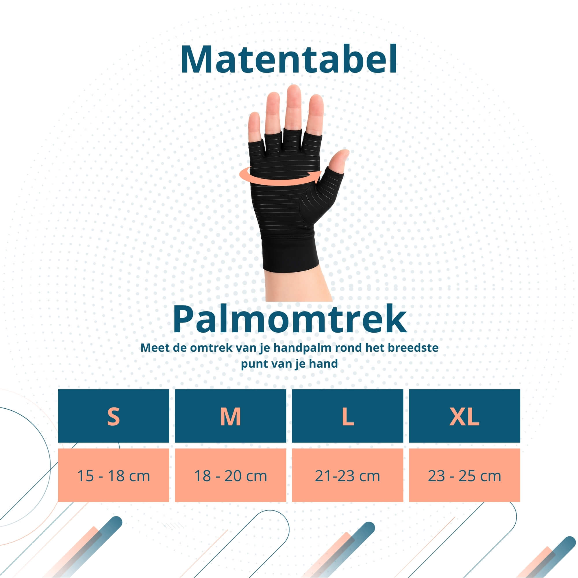 Trebin Reuma Handschoenen met Antislip - Zwart