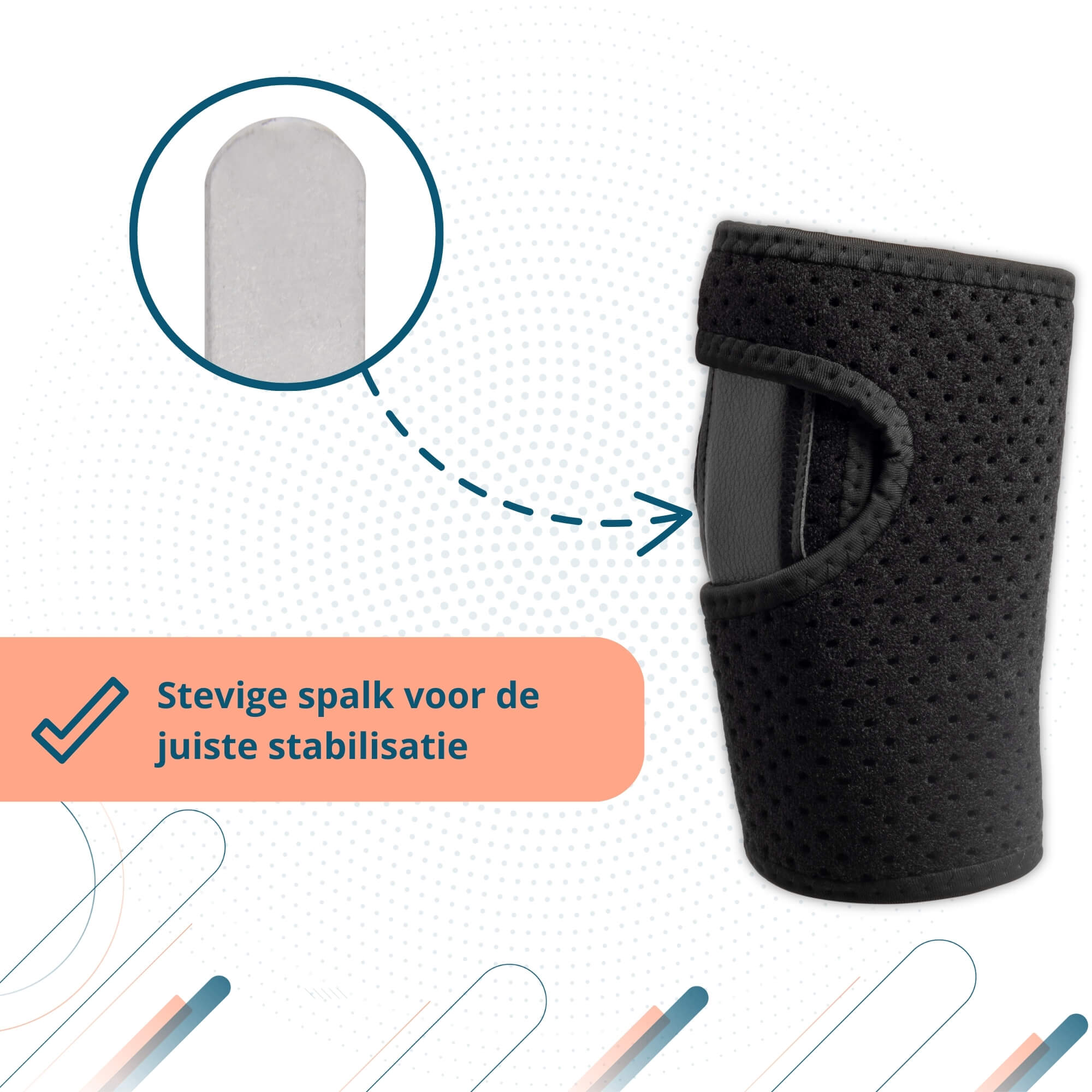 Trebin Pols Brace - Zwart