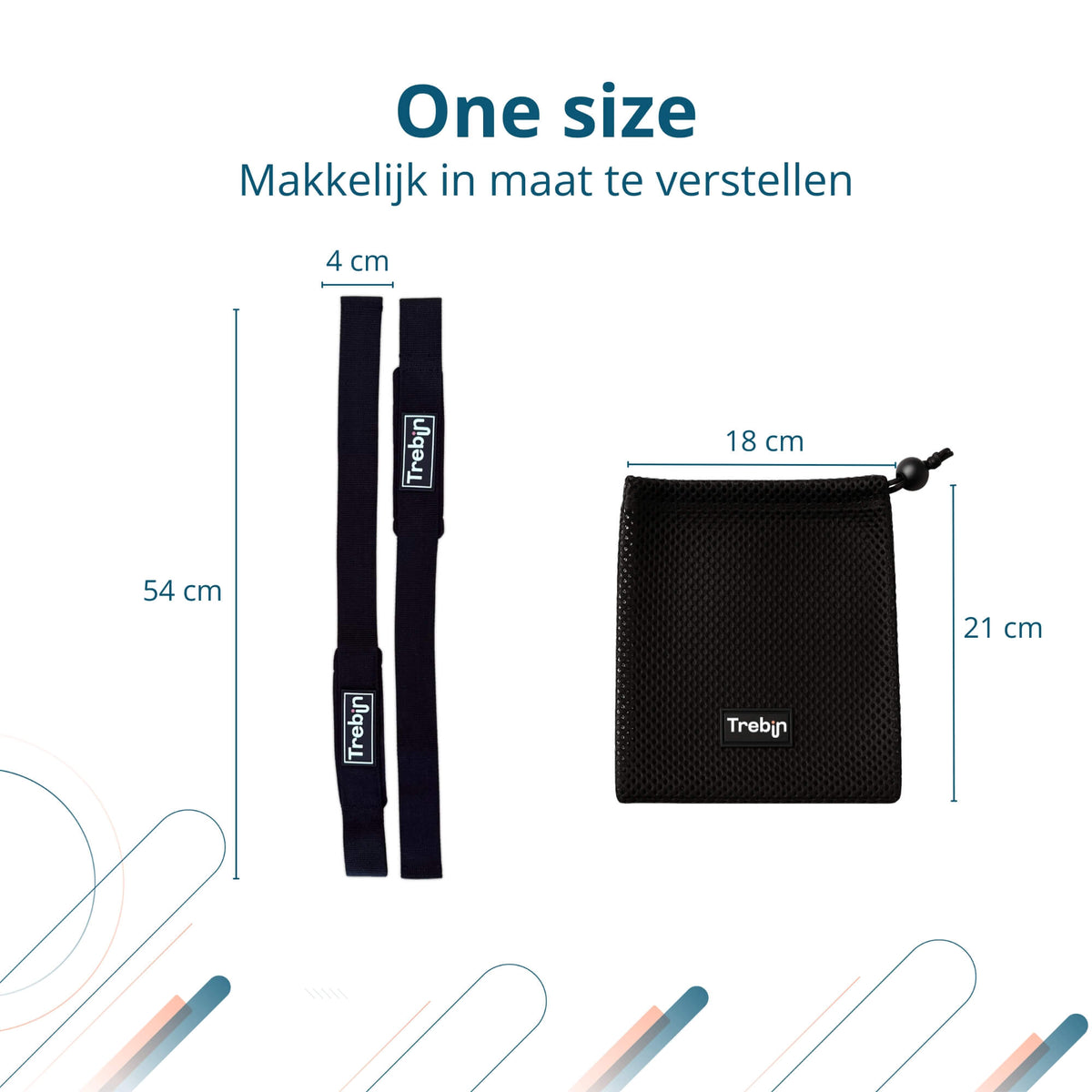 Lifting Straps - Zwart