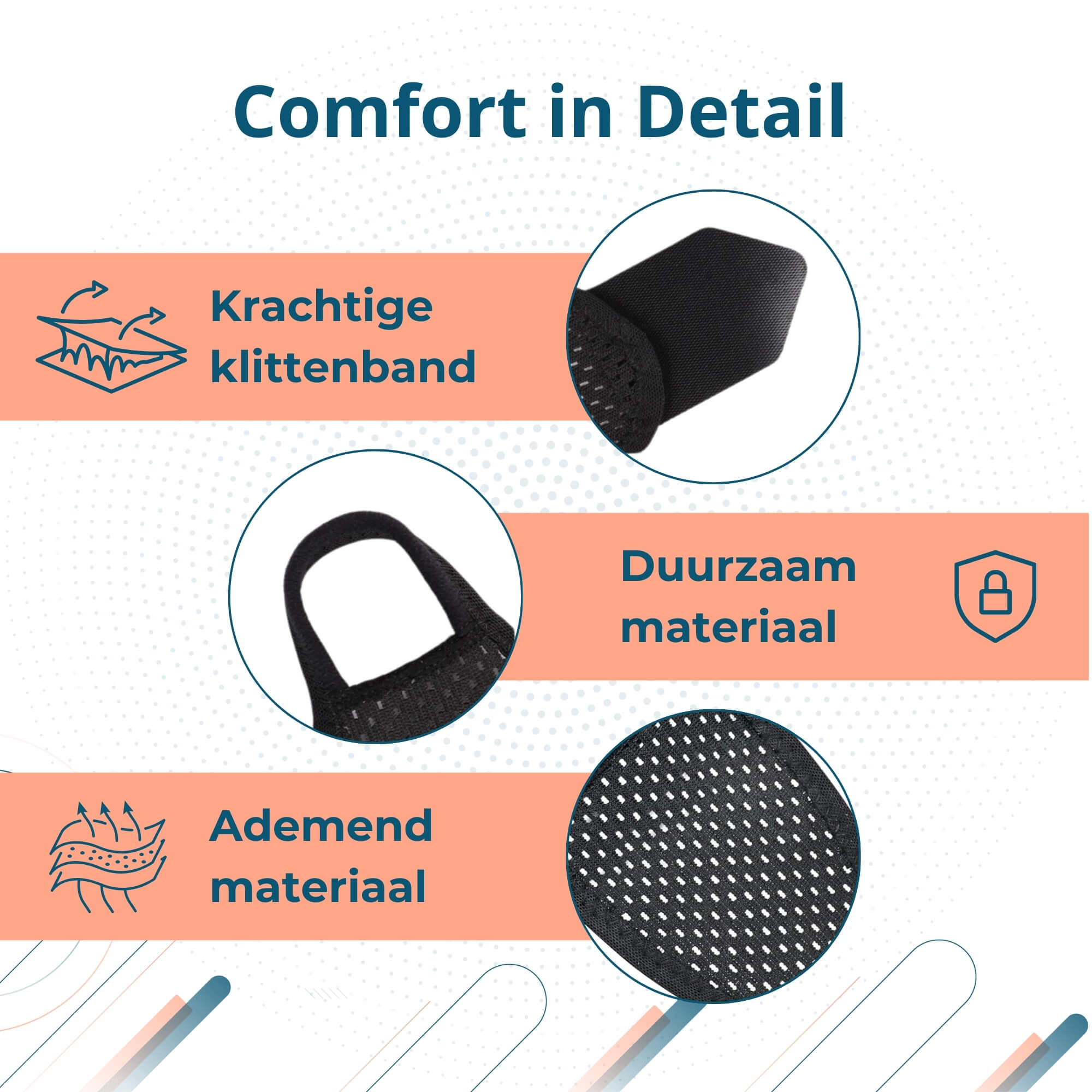 Trebin Lichtgewicht Pols Brace - Zwart, One Size