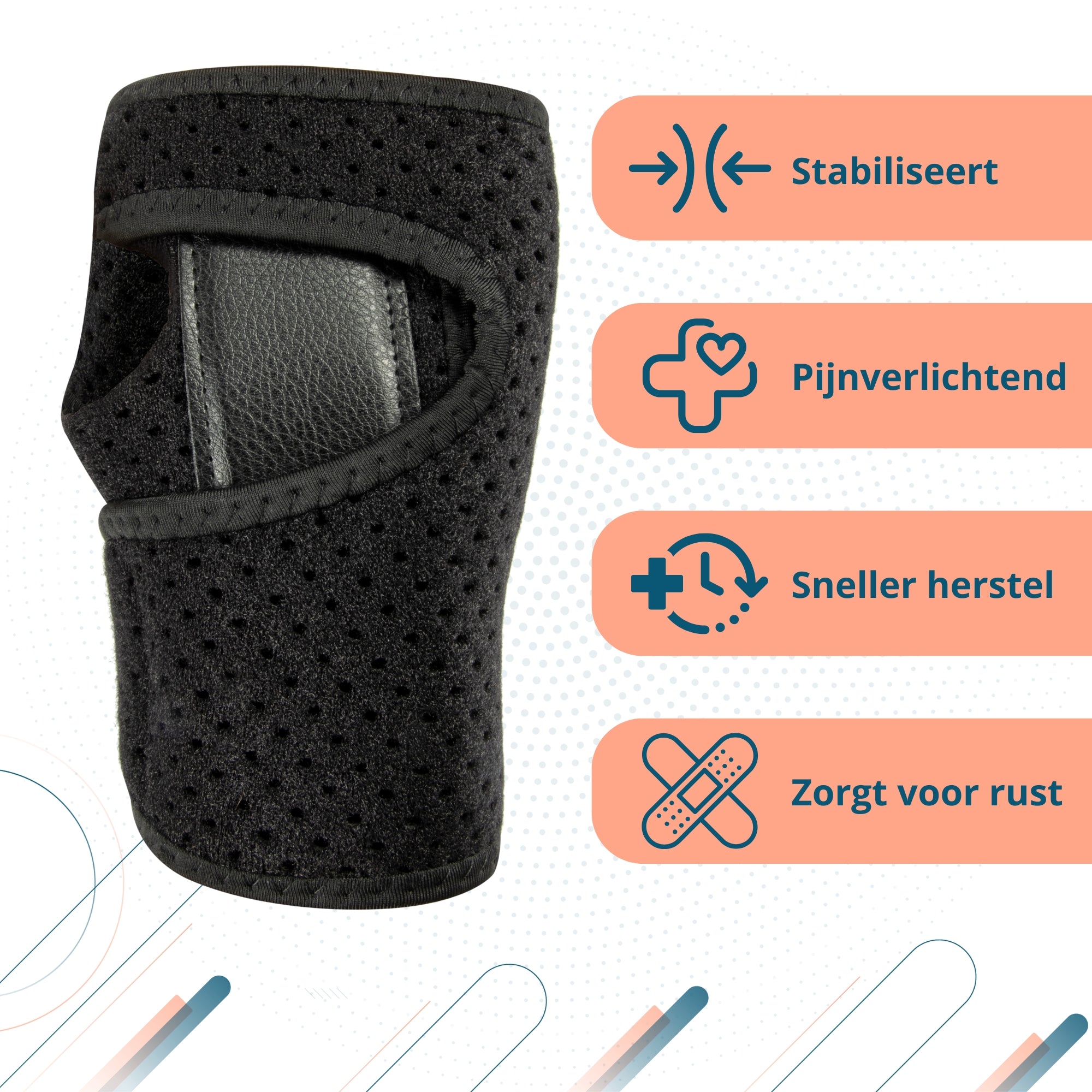 Trebin Pols Brace - Zwart