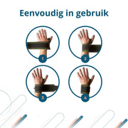 Wrist Wraps – Groen/Zwart (One Size)