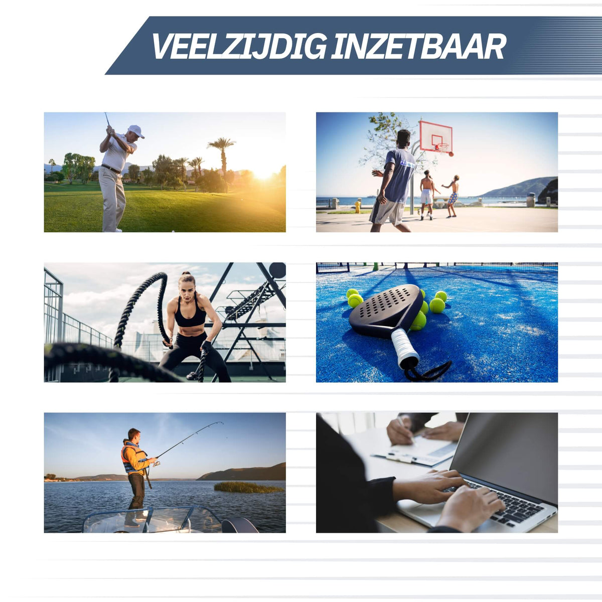 Elleboogbrace 3D Sleeve – Zwart/Grijs
