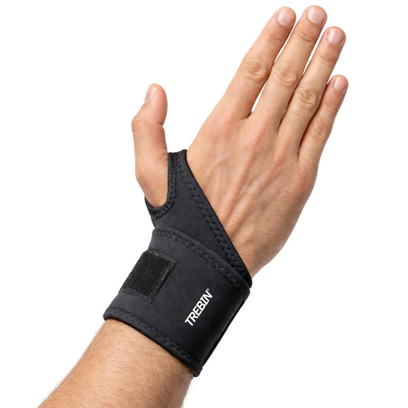 Polsbrace Robuust – Zwart (One Size)